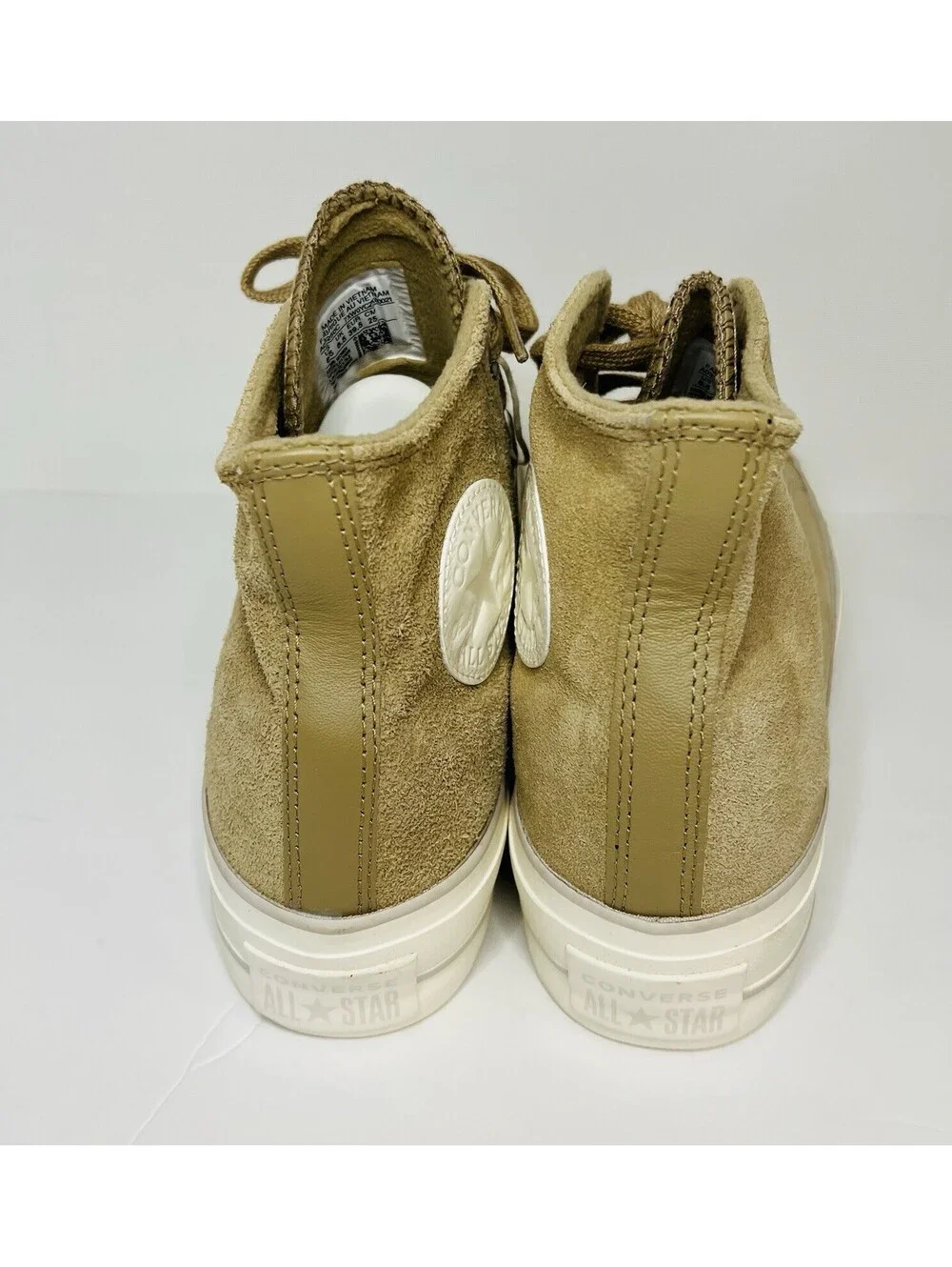 CONVERSE Chuck Taylor all star lift platform sneakers women's size 8.5 khaki New